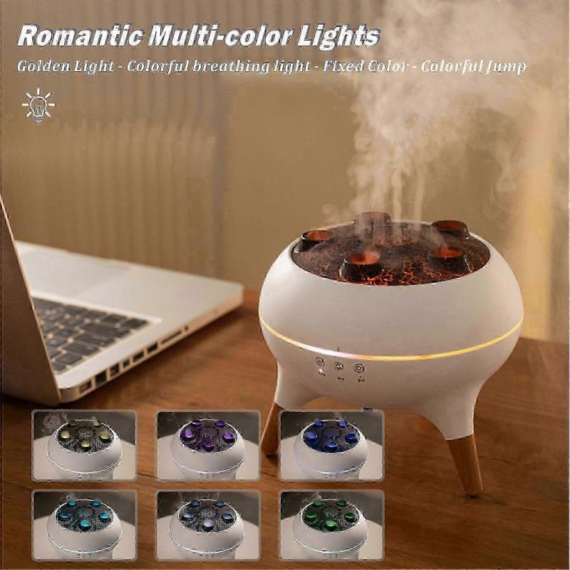 Dancing Jellyfish Essential Oil Diffuser, Unique Jellyfish Aromatherapy Humidifier with 7 LED Colors, Remote Control for Bedroom Office