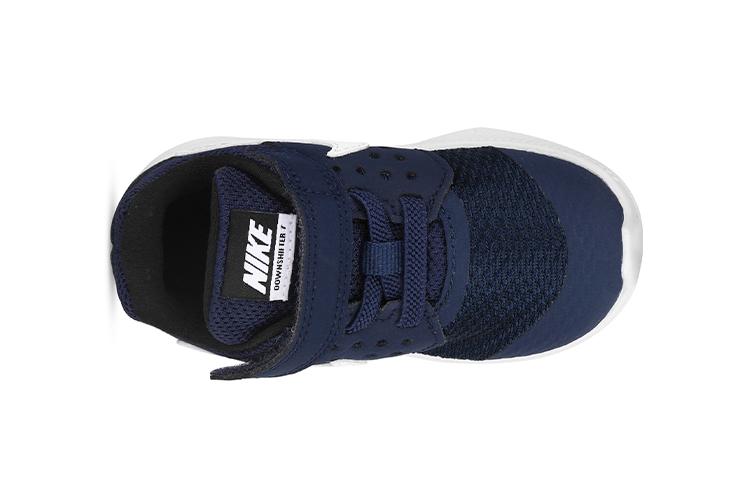 Nike Downshifter 7 Casual Slip Resistant Cushioning Breathable Low Top Running Shoes Dark Blue Infant And Toddler 869974-400