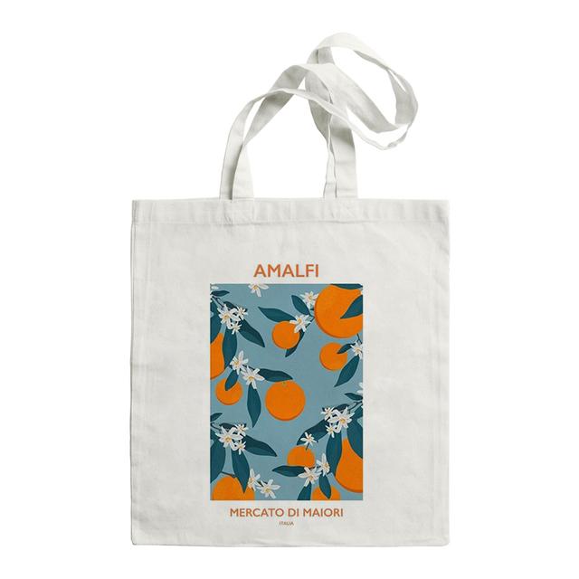 Flower Canvas Shopping Bag Female Canvas Cloth Shoulder Bag Eco Handbag Tote Reusable Grocery Shopper Bag Women Student Book Bag