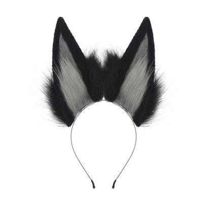 Animal Ears Headdress Soft Plush Hair Accessory Headwear For Cosplay Costume Party And Anime Theme Event