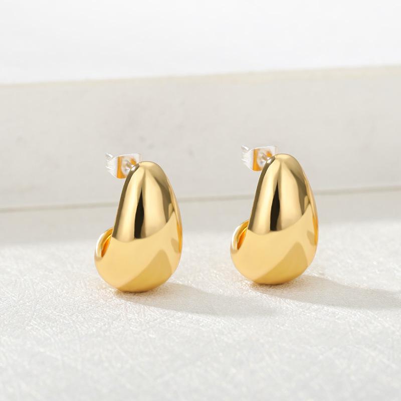 Chubby Water Drop Earrings