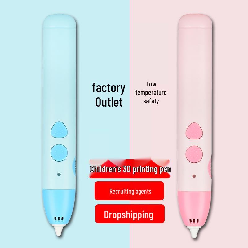 3D Printing Pen for Kids - Rechargeable, Low-Temperature Graffiti Tool for Educational Art Creations