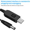 FONKEN USB To DC Power Cable Universal USB To DC 5V To 12V Jack Charging Cable Power Cord Plug Connector Adapter For Router Mini Fan Speaker