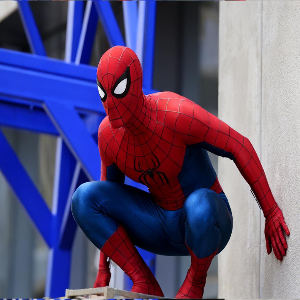 Brandneuer Tag Spider-Man Body Rot Blau Klassisch Ganzkörper Eng Anliegend Cosplay Kostüm Halloween