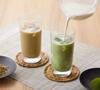 Tsuboichi Seicha Honpo Uji Matcha Latte Made with Made In No Wasanbon Powder Matcha Latte Milk, 100g, Japan, Additives, Sugar, Dairy-Free (8 Bags)