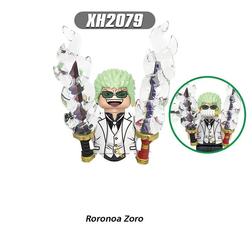 Siste versjon Byggeklosser Japan Anime Klosser Dukker Mini Action Leketøysfigurer Monteringsklosser Barnegaver