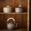 Barattolo di ceramica per conservare il tè, contenitore per il tè, contenitore per il tè, organizzatore per il tè, barattolo per caramelle, scatola per alimenti, barattoli decorativi, barattolo per il tè, contenitore per cereali