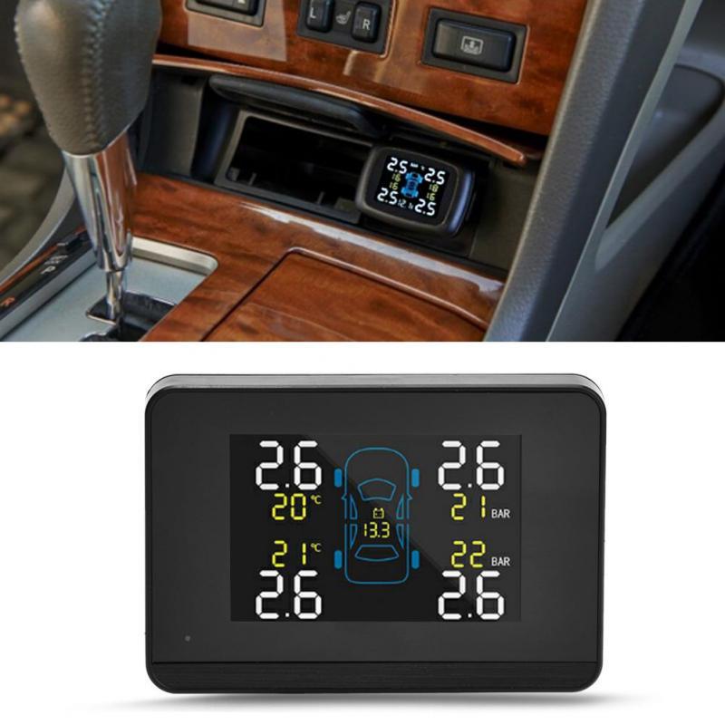Pressione Gomme Moto KKmoon TPMS Sistema di Monitoraggio della Pressione dei Pneumatici Wireless per Moto Schermo LCD Digitale TPMS Impermeabile con 2 Sensori Esterni