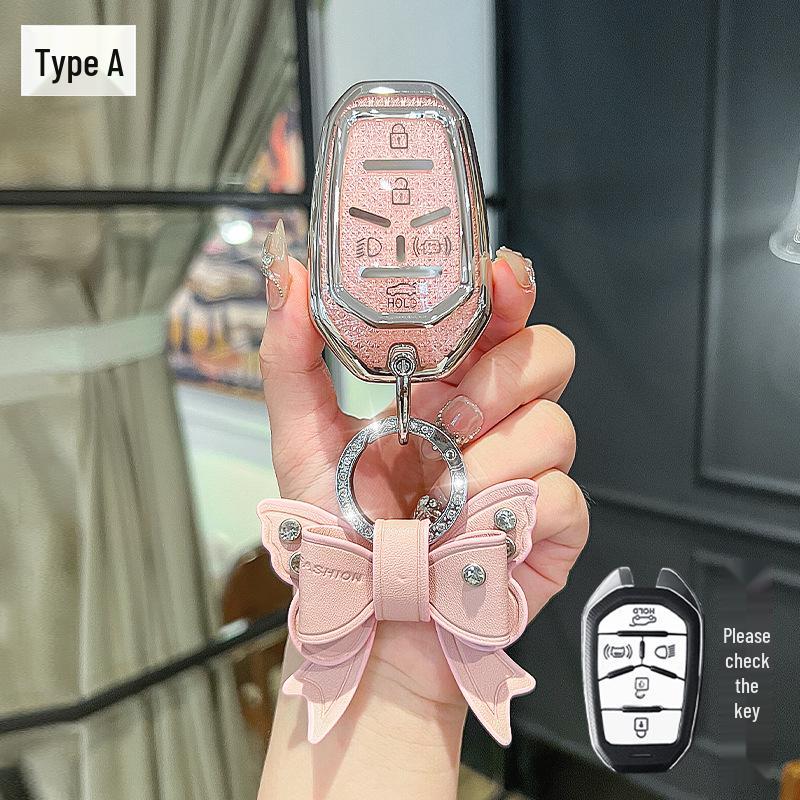 Ssangyong Korando Rexton Crystal Remote Key Protective Cover Set