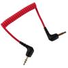 Camera Supplies Microphone To Camera Coiled Microphone Cable TRS To TRS Cable Spring 3.5mm Cable