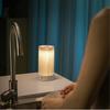 Pleated Table Lamp with Soft Light Adjustable for Bedrooms Living Room and Office Desk Lampshade