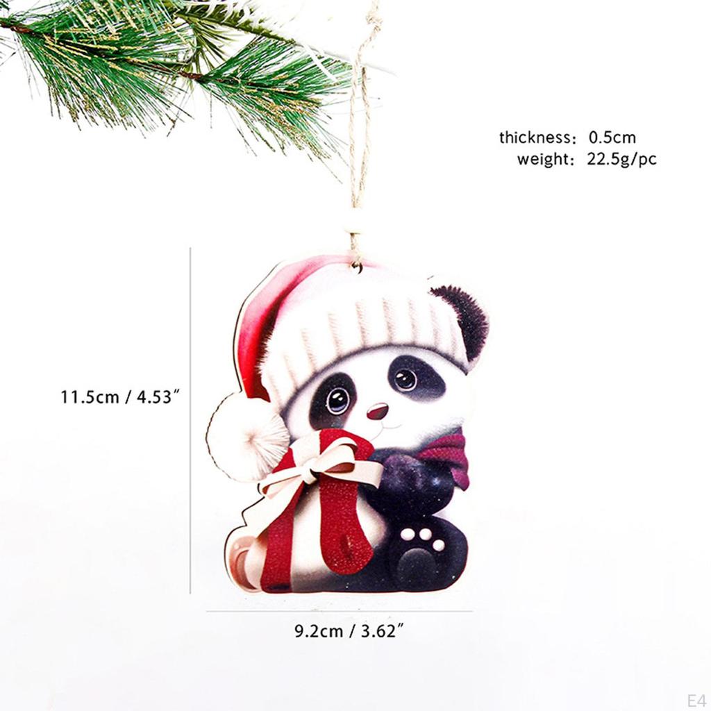 Hängeornament Panda Dekoration Anhänger Stilvolle Partygeschenke Fenster Helle Farbe