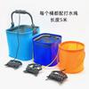Foldable Fishing Bucket With Handle Or Rope Strap Live Fish Container Portable Water Angling Camping Outdoor Use