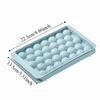 2 PCS Round Ice Balls Easy-Release Ice Cube Trays With Lid Stackable Sphere Ice Tray Ice Maker Molds Coffee