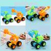 Engineering Vehicle Toy Set With Sliding Function For Boys And Girls