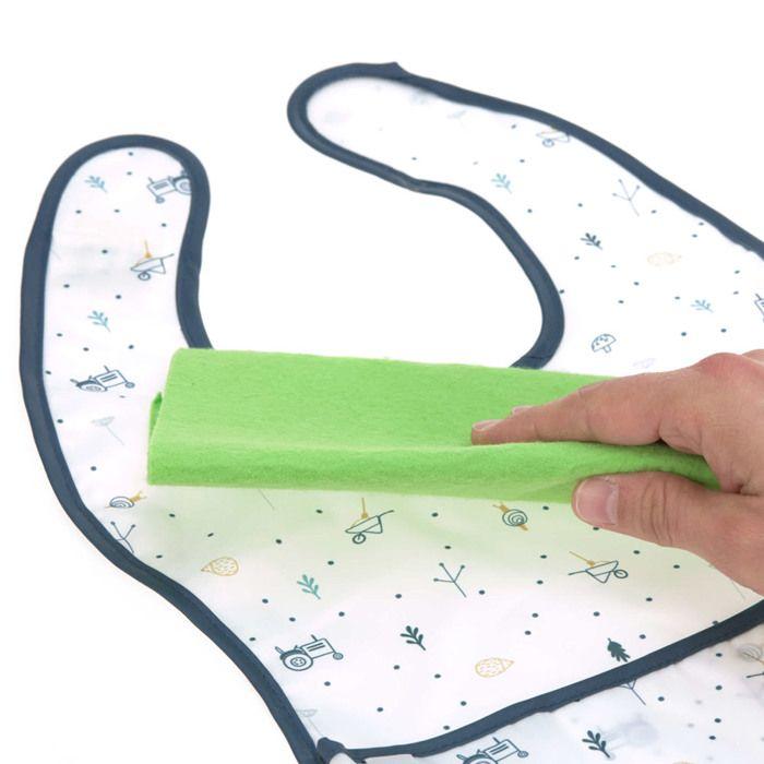 Bavoirs Pour Bébé LÄSSIG - Garden Explorer - Garçon - Imperméable - Taille Moyenne