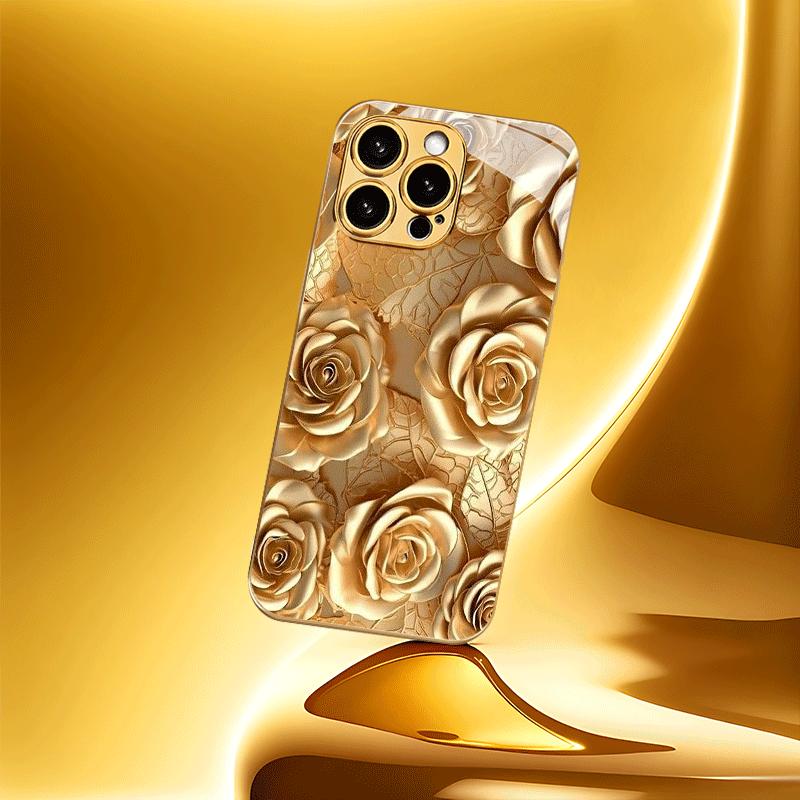 

Стеклянный чехол для телефона с гальваническим покрытием, подходит для iPhone 17, 16, 15, 14, 13, 12, 11 Pro Max, Pro Plus и других моделей телефонов. iPhone 11 Pro Max