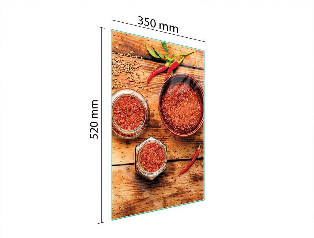 SZKLANA DESKA DO KROJENIA 35x52 CHILLI