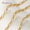0.5-1 Meter 18K Gold Plated Chain Fittings Decorative Needlework Chain For Jewelry Making,DIY Necklace&Bracelets Chains Findings