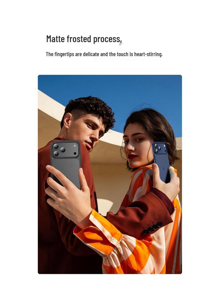 Apple iPhone 17 Pro Max Magnetiskt Transparent Airbag-skal - Fulltäckande Fallskydd