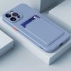 Wallet Soft Silicone TPU Card Pocket Holder Case For For Iphone 15 14 13 12 11 Pro XS Max Mini XR X XS 8 7 Plus Plain Bumper Cover