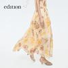 Edition Women's Printed Ramie Maxi Dress