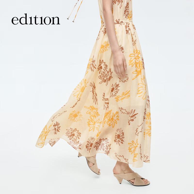 Edition Women's Printed Ramie Maxi Dress