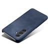 For Samsung Galaxy A55 5G Phone Cover Anti-scratch Calf Texture PU Leather+PC Phone Case
