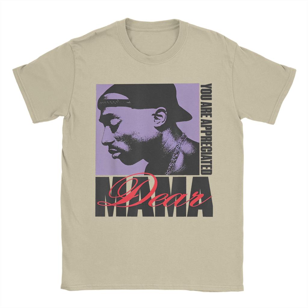 Funny Rapper 2pac Music T-Shirt For Men Women Round Neck Short Sleeve Tops Tupac 100%Cotton Summer Clothing