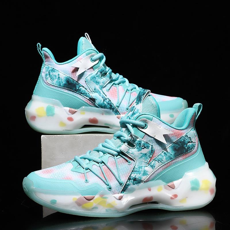 High-End Actual Combat Basketball Shoes, Cushioning And Rebound Sports Shoes, Youth Adult Men'S And Women'S Non-Slip And Wear-Resistant Basketball Sh
