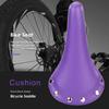 Stoßdämpfendes Fahrradkissen Fahrradsitzsattel MTB Mountain Road Bike Leder für Outdoor Radfahren Unterhaltung