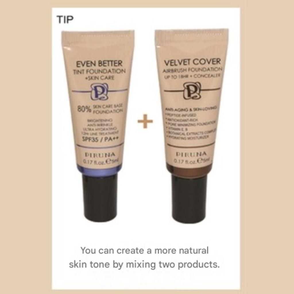 Cocoyoung Zestaw 5 sztuk bazowego makijażu podróżnego Piruna (Mini)