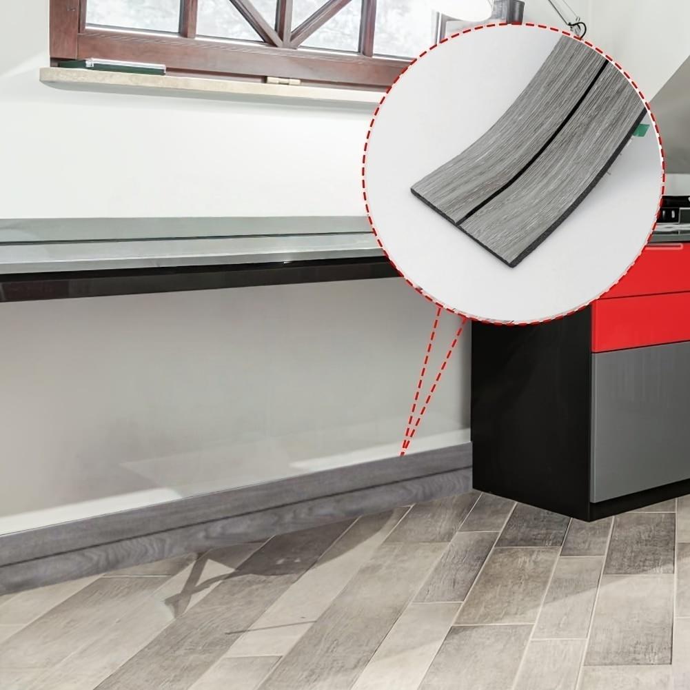 

1PC 3.15X118.11in self-adhesive skirting board, easy to tear and stick, suitable for corner lines and decorative wall stickers