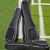 Padded Ukulele Gig Bag with White Edge, Fits 21-26 Inch Ukuleles, Black Trim