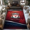 Liverpool Team Customize Text Floor Mat Suitable For Entryway Bedrooms Study Room Foyer Antislip Carpet Decorate Offices Gift For Festivals