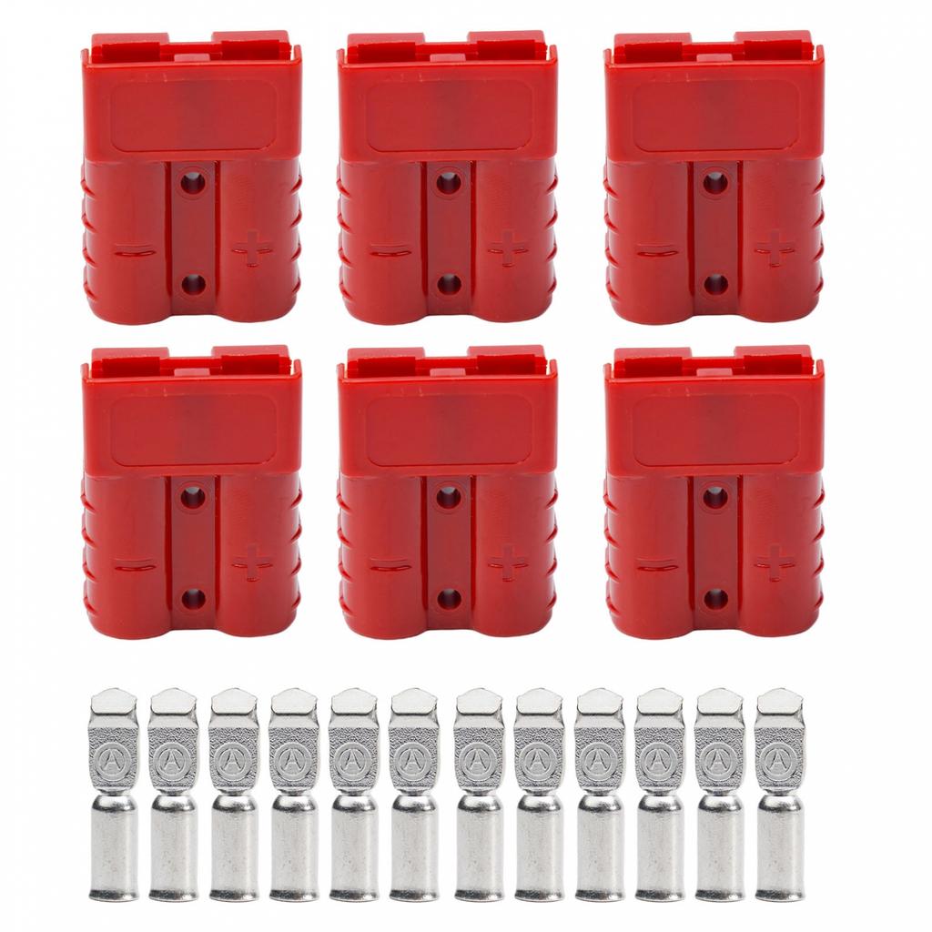 Heavy Duty 6AWG Connectors for Anderson Style Plugs for Solar Caravans