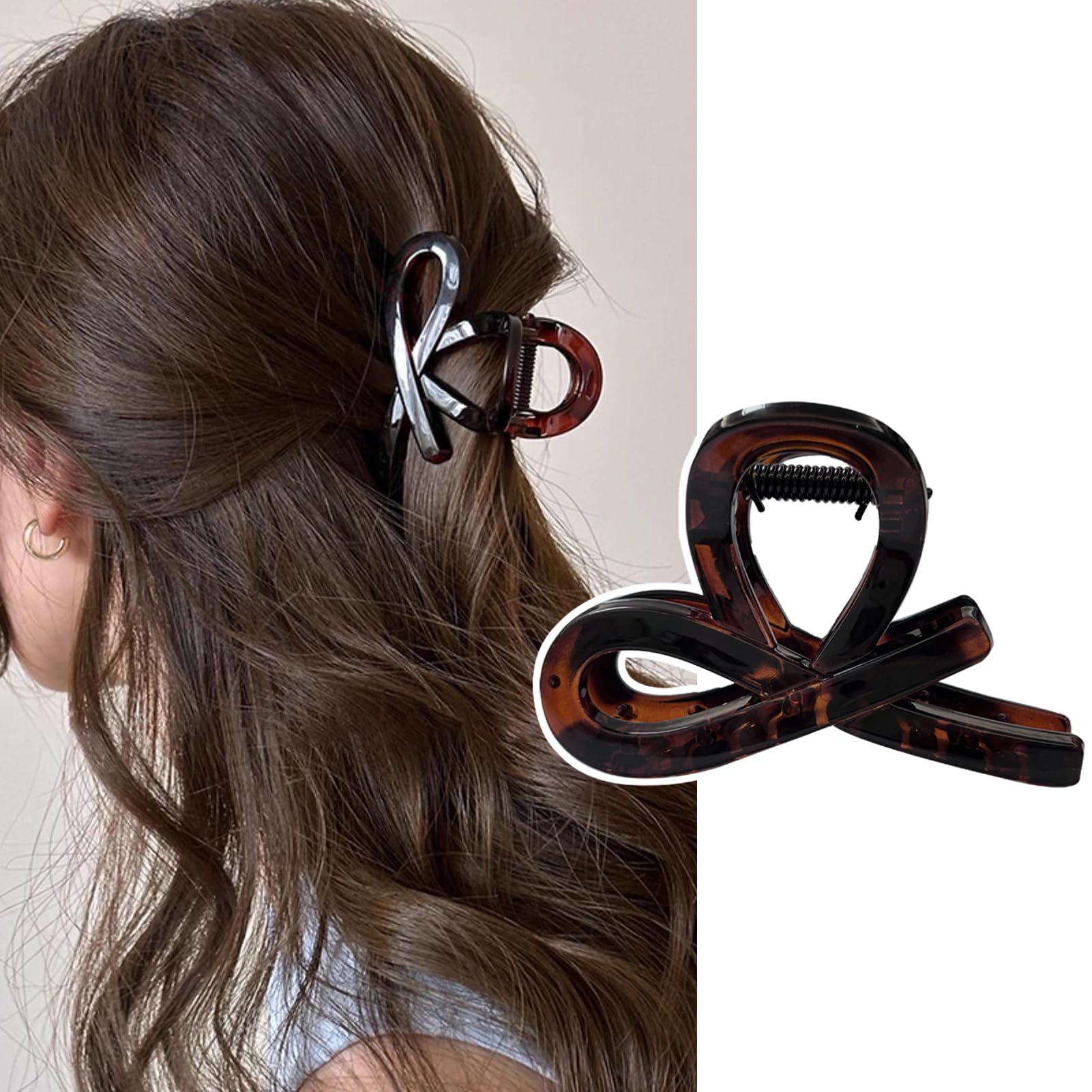 

Natunofu Hair Small Hair Accessory for Stylish Hair Bun Lightweight and Secure Hair Hair Adult Hair Fashionable School Clip, Adults, Ornament, Clip,