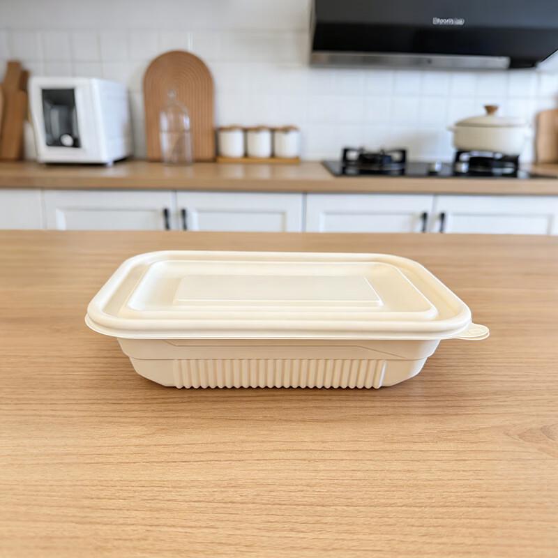 650ml Biodegradable Rectangular Food Container