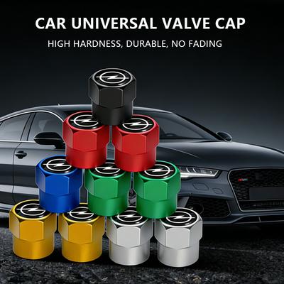 4PCS New Metal Car Wheel Tire Valve Air Stem Cap For Corsa Astra Insignia Vectra Zafira Meriva Mokka Grandland Vivaro
