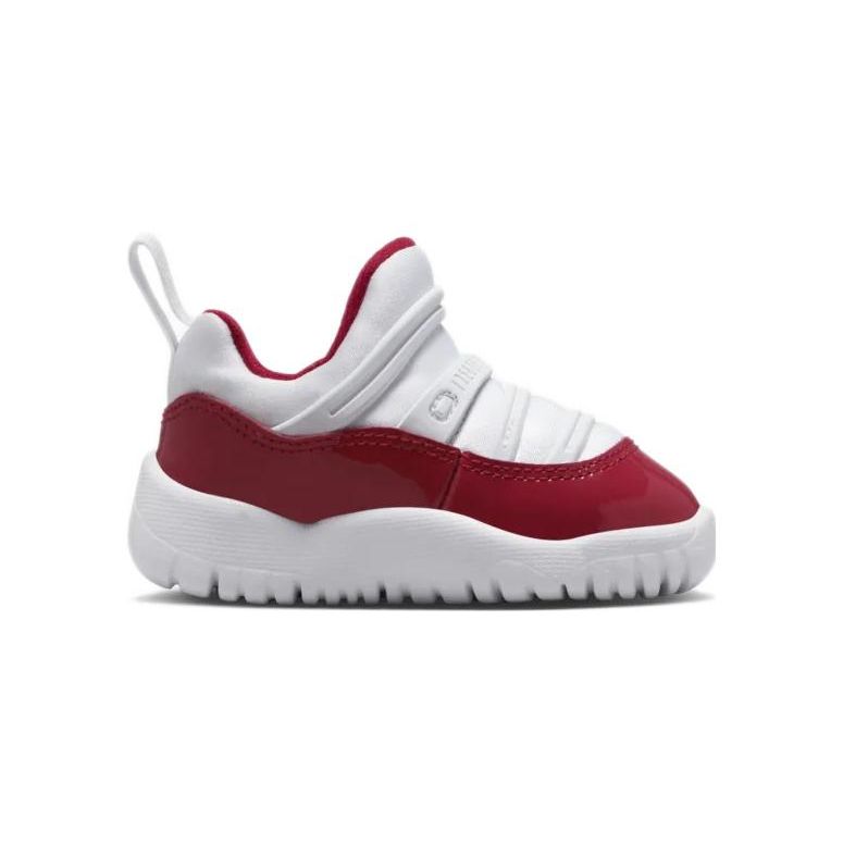 Air Jordan 11 Retro Little Flex TD Cherry Baby-Sneakers Weiß Schwarz Varsity-Rot BQ7102-116