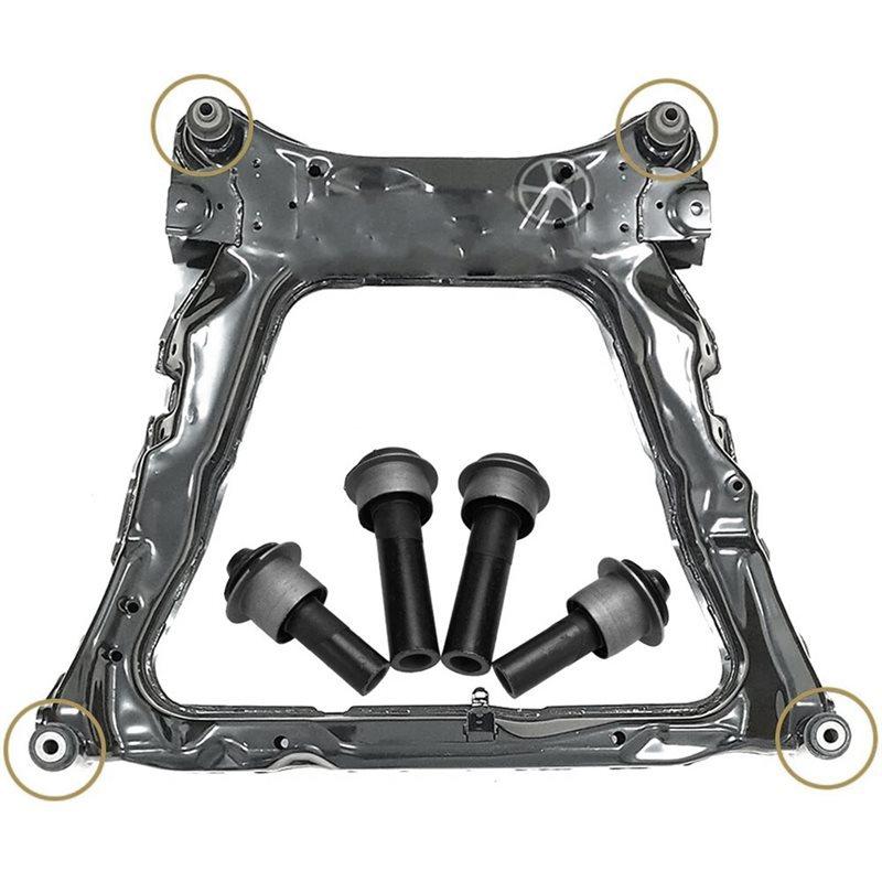 Crossmember Bushing Kit Front Subframe Bushing 54400-JG32A 54466-JD000 For 2008-2015 Nissan Rogue 54467-BR00A