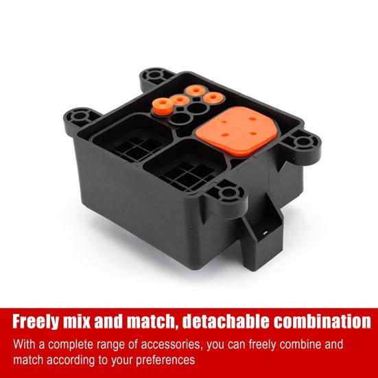 12V 3cestná vodotěsná reléová krabice s odnímatelnými sloty Vodotěsnost IP65 Kompatibilní Bezpečná krabice se 4kolíkovými 5kolíkovými 40A relé