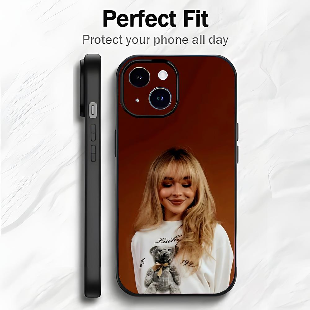 Pop Beautiful Singer S-Sabrina Carpenter Phone Case Phone Case Soft Packaging Lightweight For iPhone17 16 15 14 13ProMax
