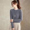 Srcr Women's 100% Cashmere Cable Knit Layered Sweater