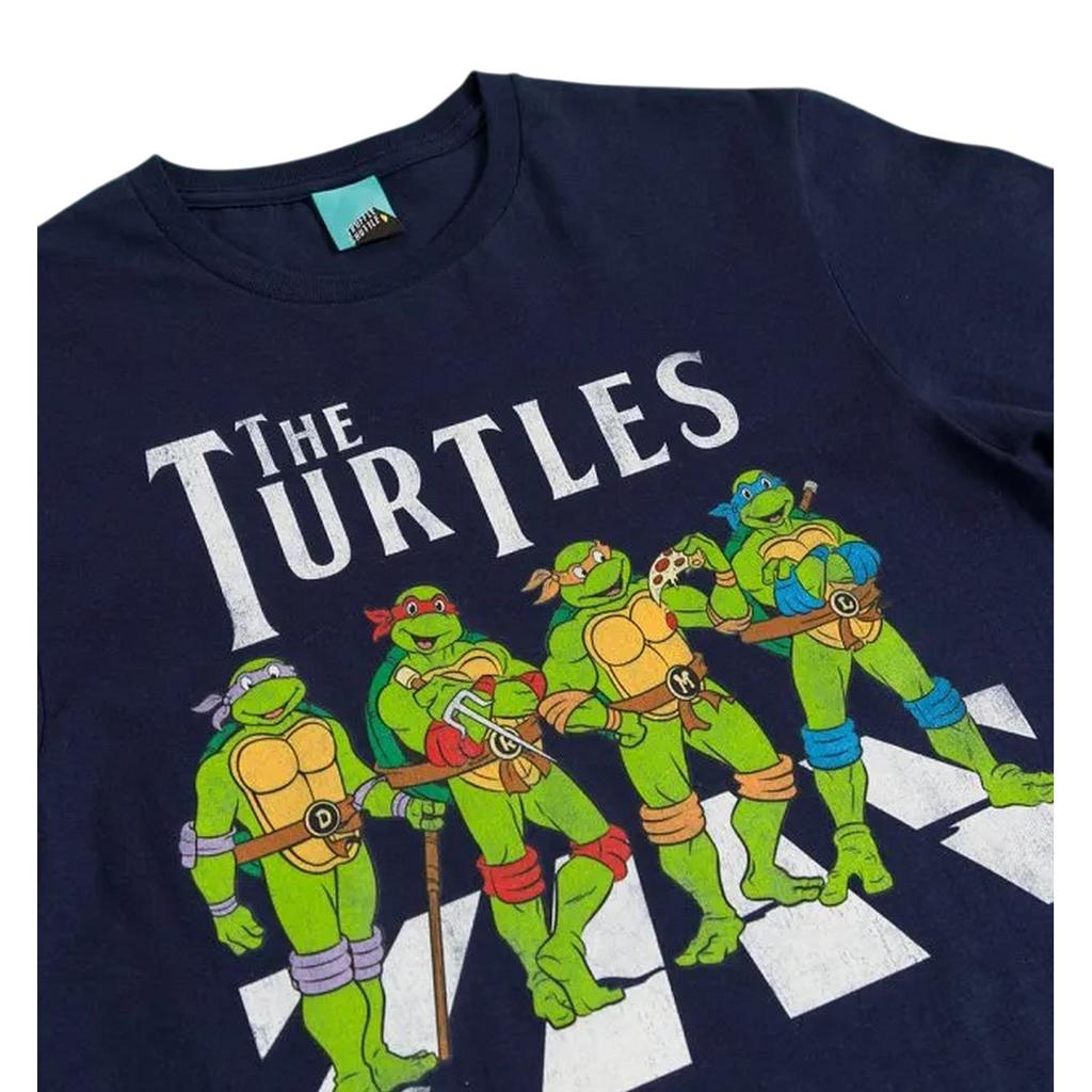 Teenage Mutant Ninja Turtles Unisex Adult Abbey Road T-Shirt