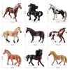 Nine Simulation Ranch Horse Farm Horse Model Haverin Stallion Sharma Hanover Horse Arabian Horse Ornament