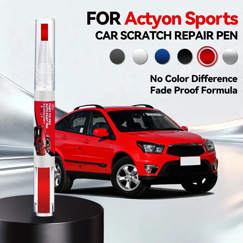 Car Dedicated For SsangYong Actyon Sports Paint Repair Pen Touch Up Scratch Remover DIY Auto Accessories Grand White Silver Spac