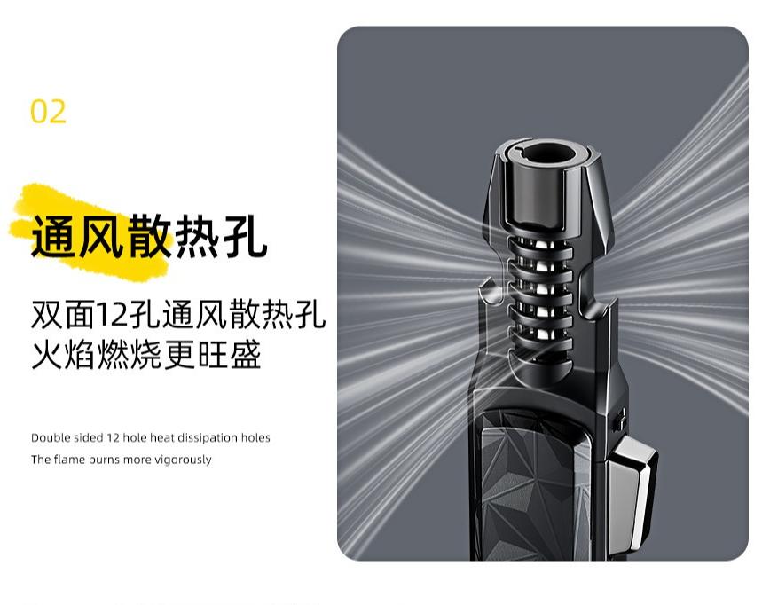 New Windproof Outdoor BBQ Baking Igniter with Bottle Opener Moxibustion Cigar Lighter Cigarette Accessories