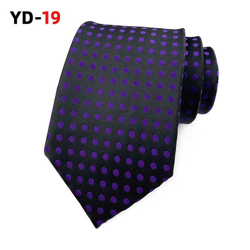 2025 Polka Dot Polyester Herren Business Casual Krawatte - Verschiedene Farben