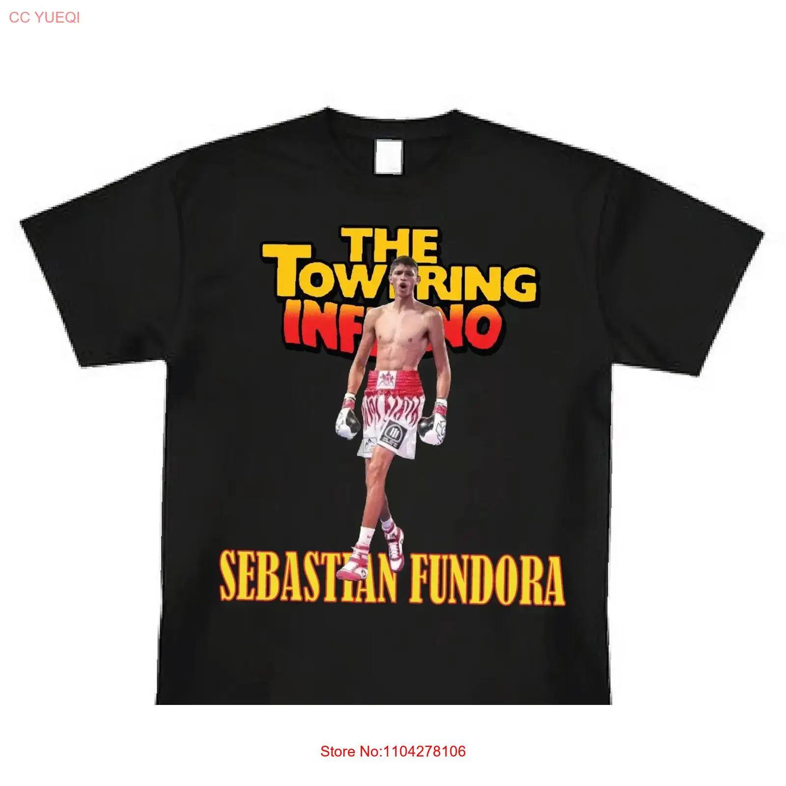 SEBASTIAN FUNDORA The Towering Inferno Boxing T Shirt New S 5XL 2025 vintage Washed Top For Everyday Wear designer clothes S